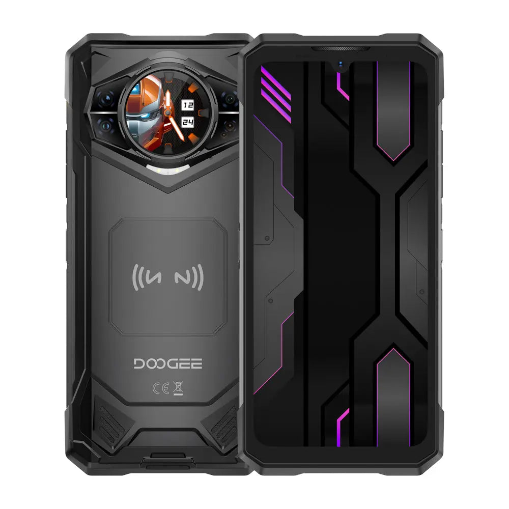 S200X 5G Rugged Phone with Headphones Android 16 1.32” Rear Display(12GB+ 512GB)
