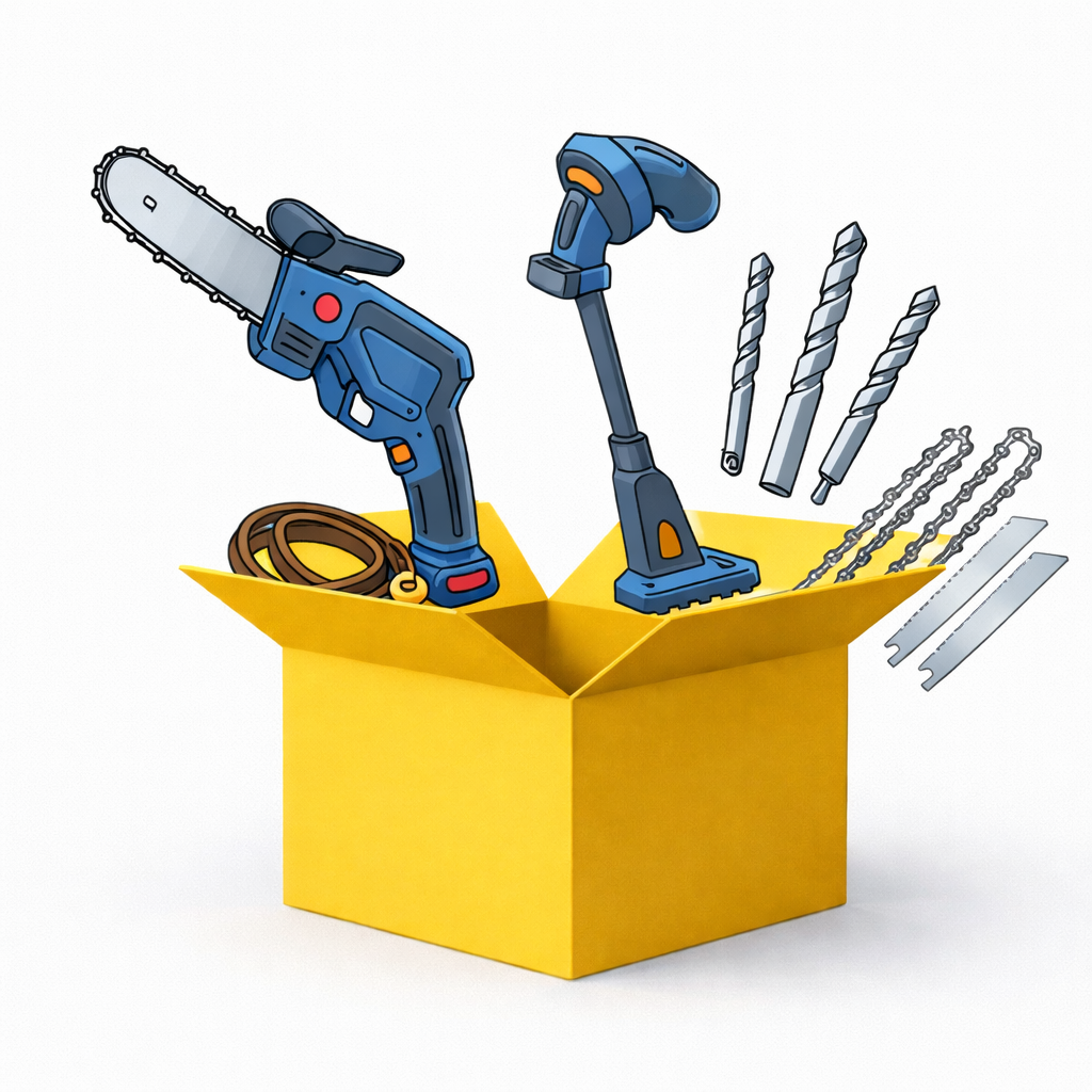 Kit de Herramientas: Mini Motosierra + Regalos Gratis