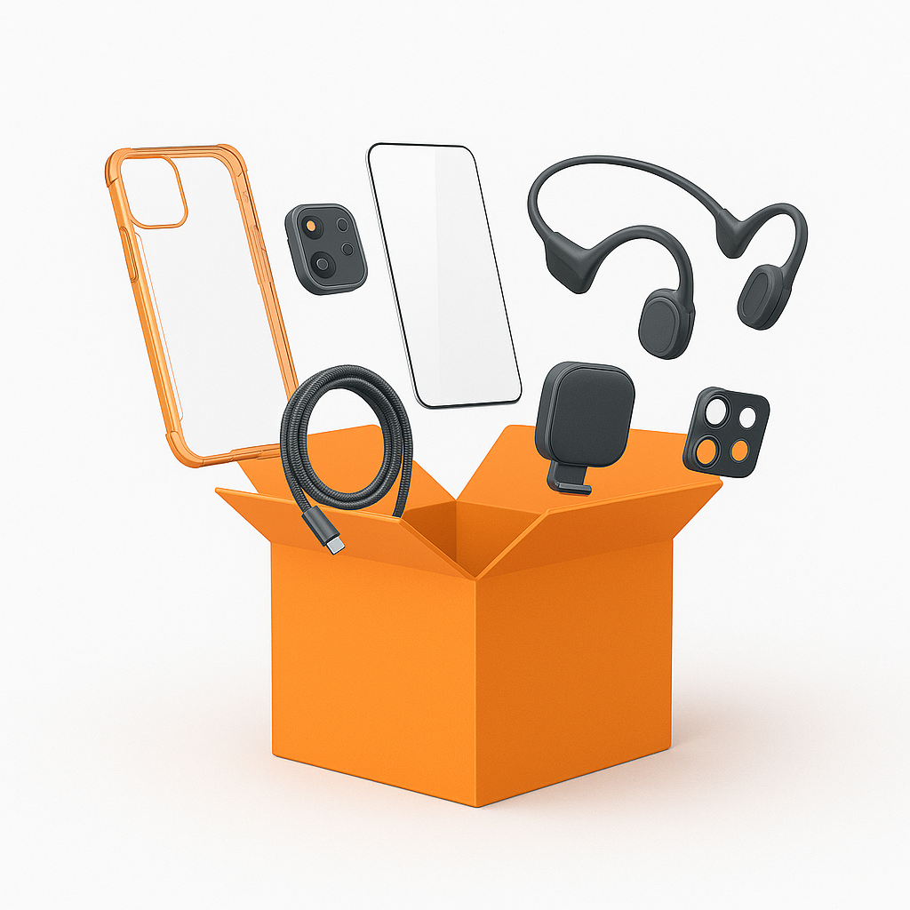 Caja sorpresa + accesorios para celular + Kit de Belleza + Regalo Gratis