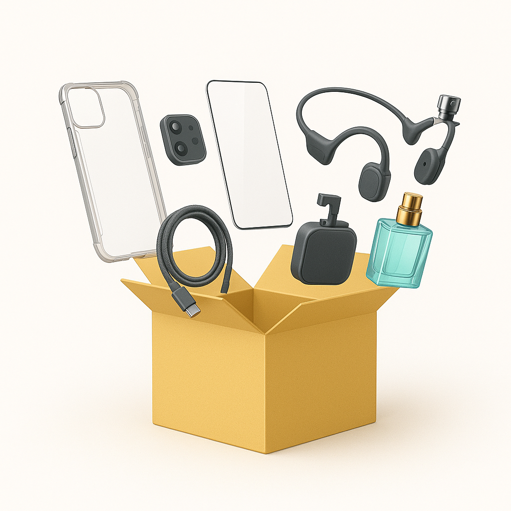 Caja Sorpresa con Kits + Accesorios Electrónicos + Kit de Belleza con ENVÍO GRATIS